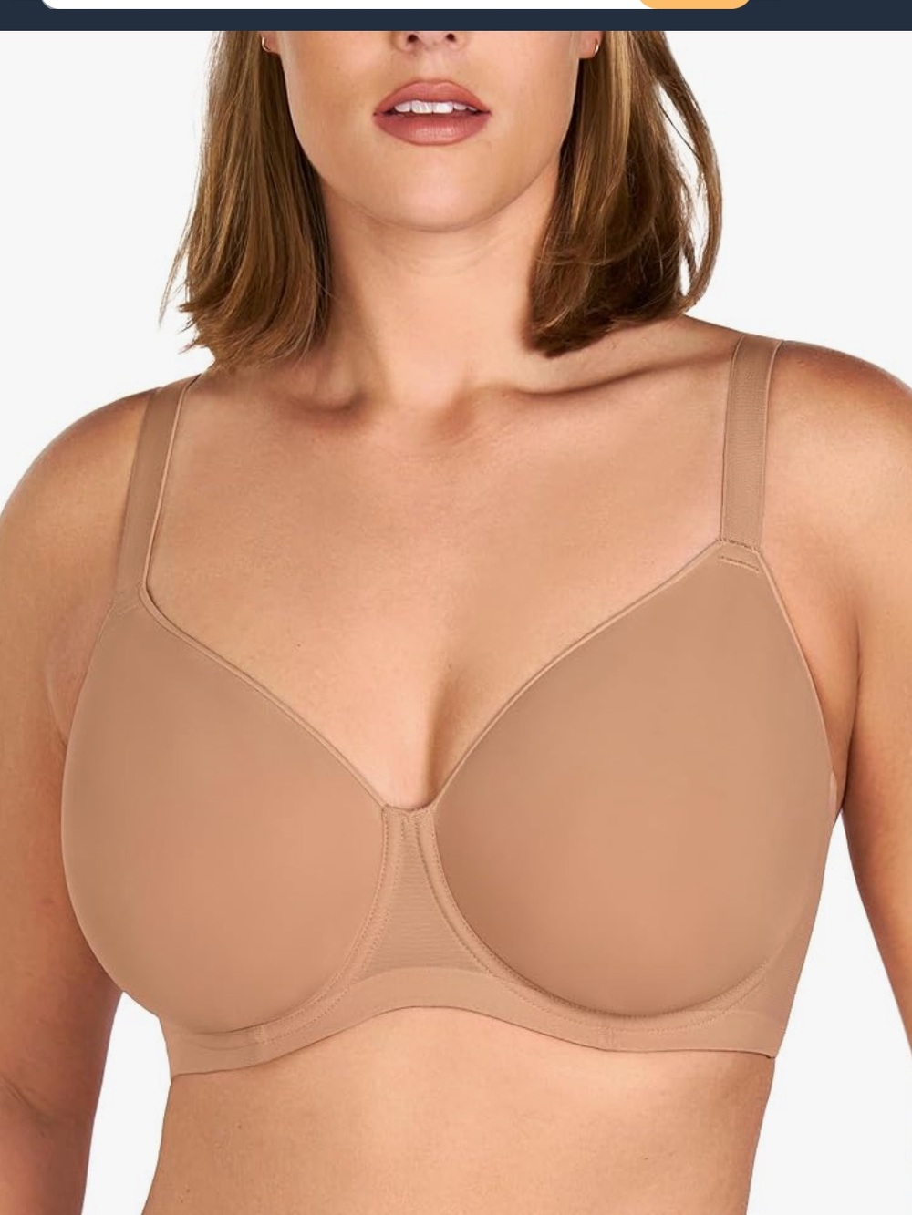 Smooth Nude Full Coverage Underwire Bra